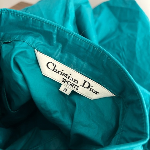 Dior Teal Satin Blouse - Picture 5 of 12